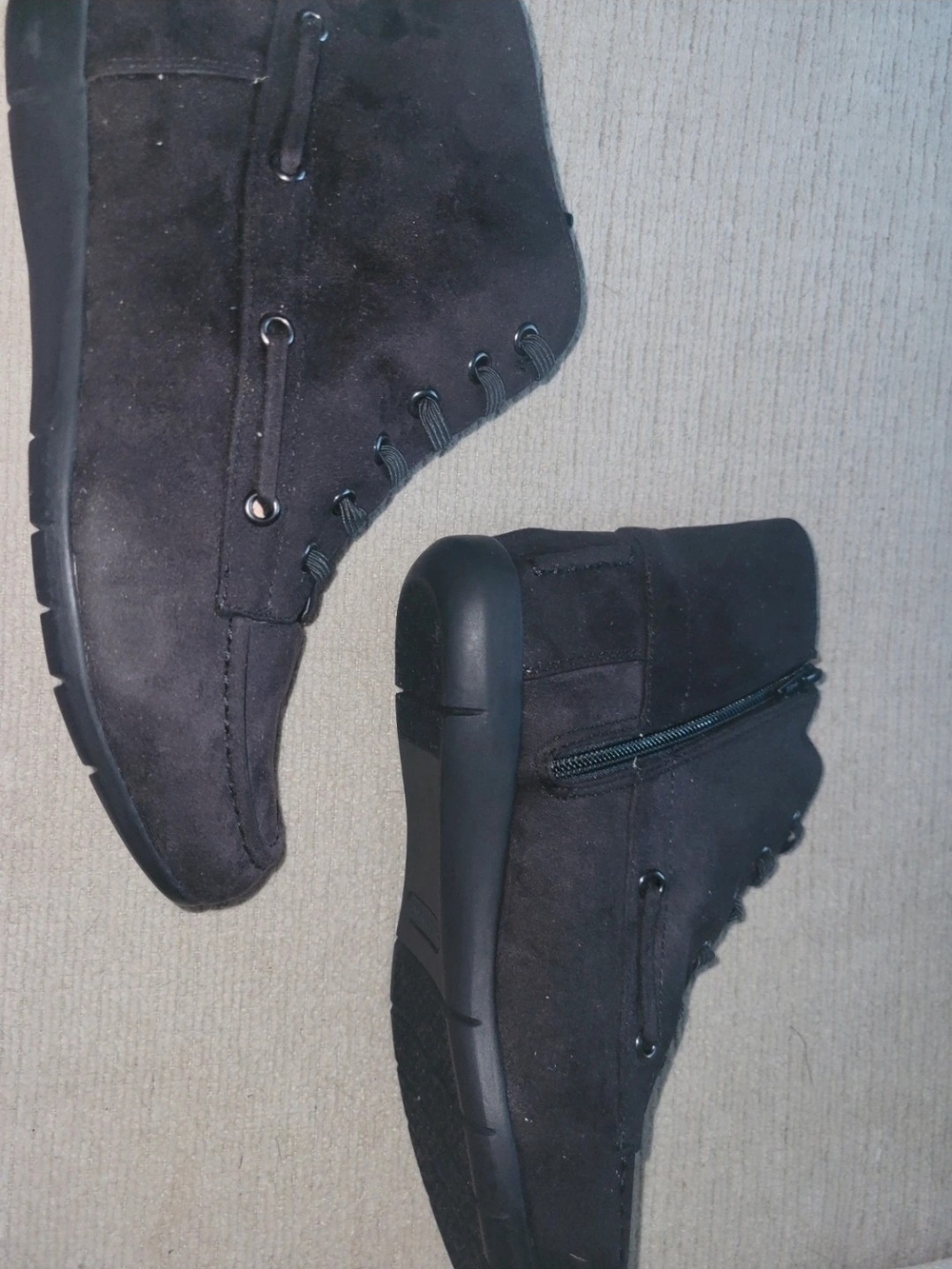 comfortview Men's Black Suede Chukka Boots